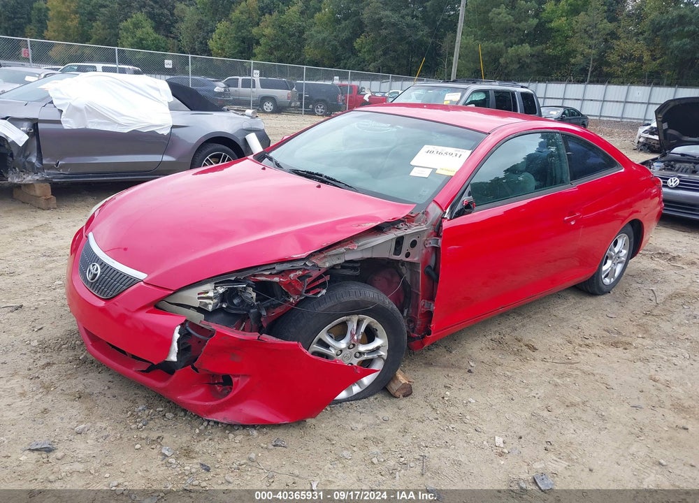 2006 TOYOTA CAMRY SOLARA SE VIN: 4T1CE38P86U677375