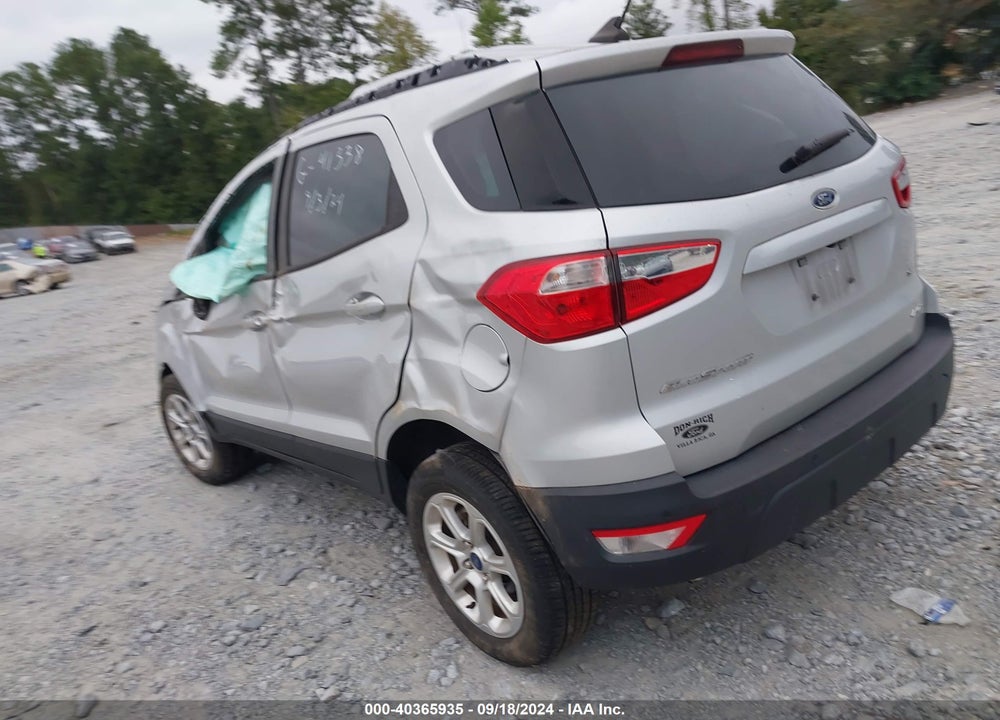 2021 FORD ECOSPORT SE VIN: MAJ6S3GL8MC454593