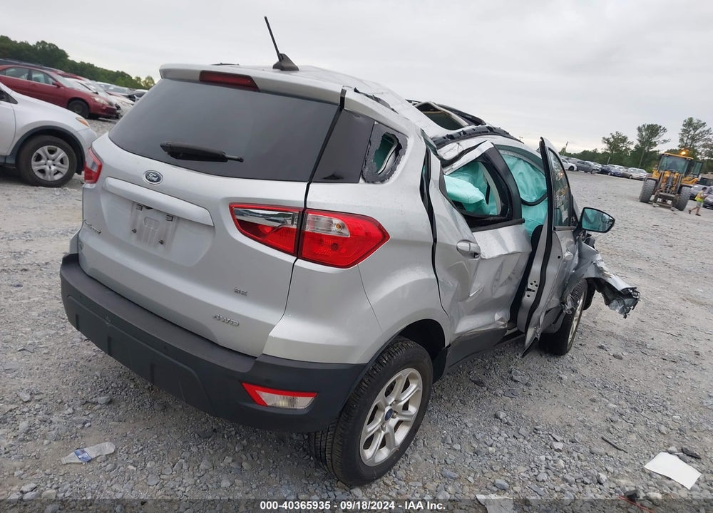 2021 FORD ECOSPORT SE VIN: MAJ6S3GL8MC454593