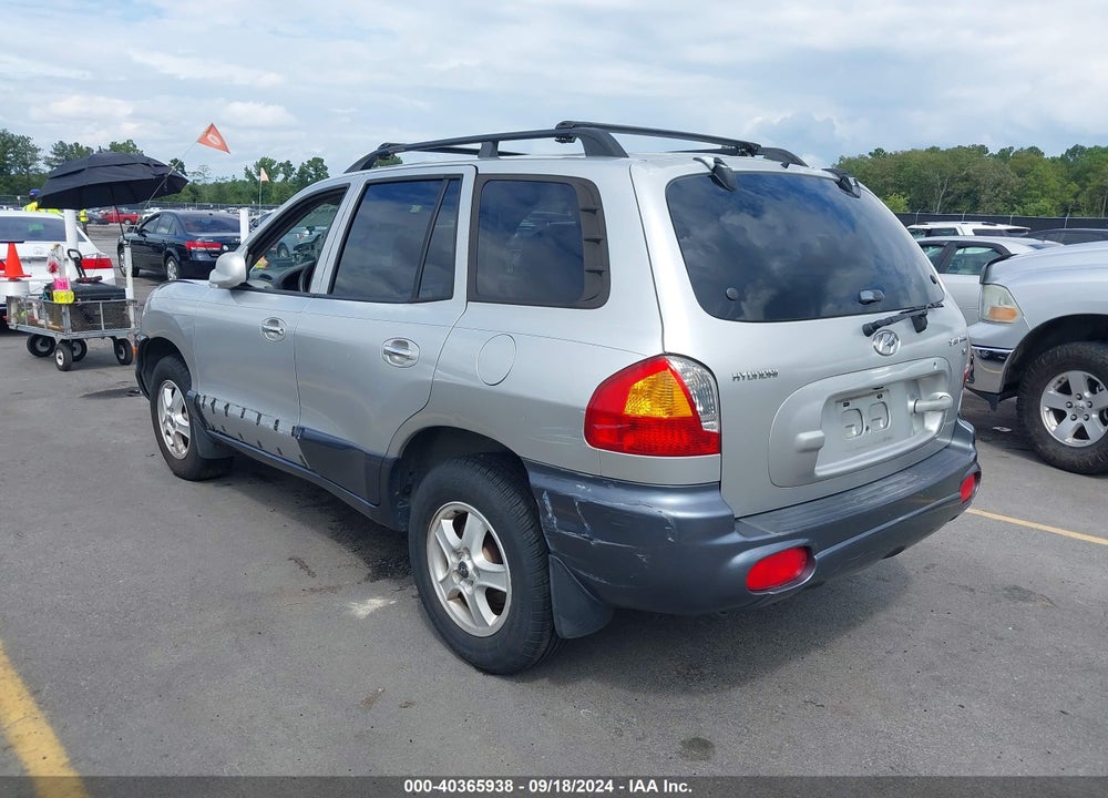 2003 HYUNDAI SANTA FE GLS/LX VIN: KM8SC13D63U400304