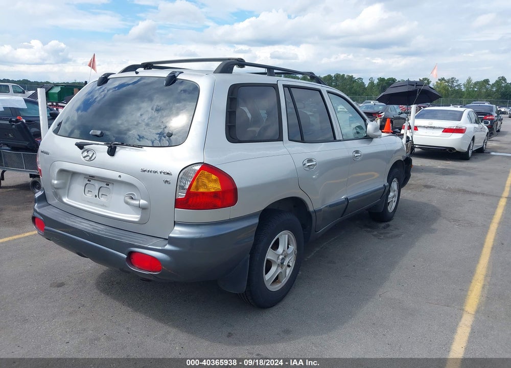 2003 HYUNDAI SANTA FE GLS/LX VIN: KM8SC13D63U400304