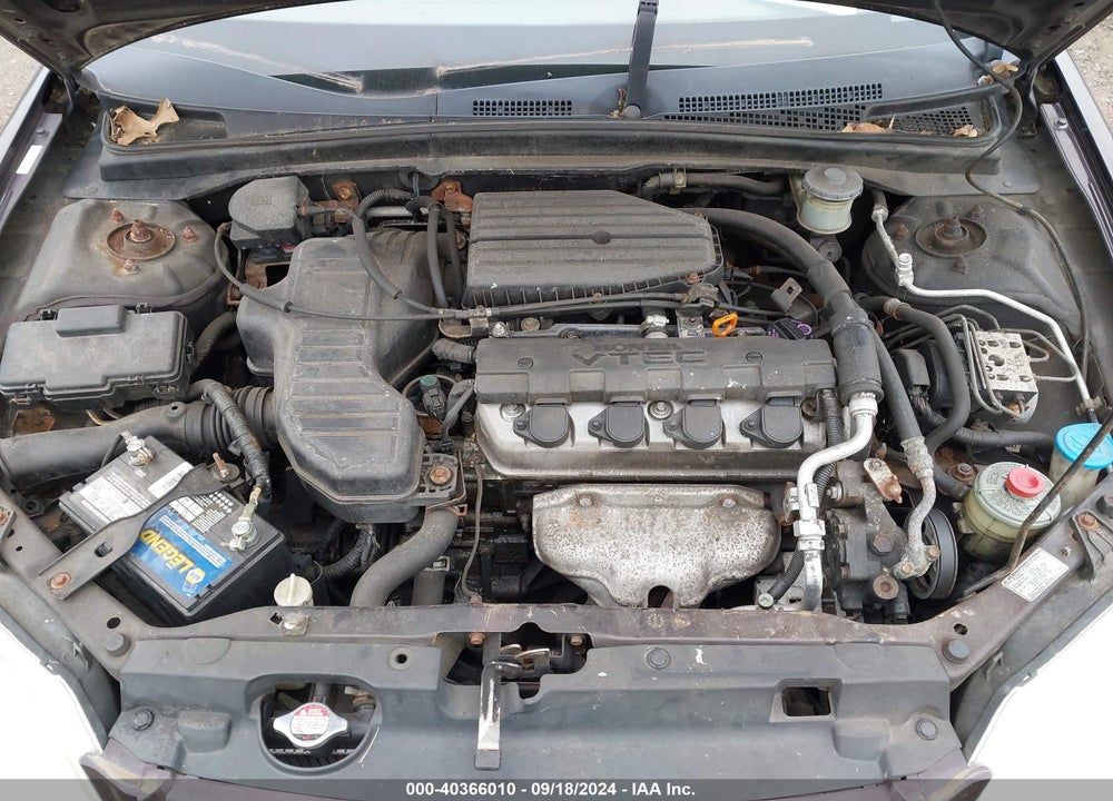 2001 HONDA CIVIC EX VIN: 2HGES26761H500467