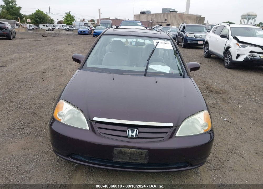 2001 HONDA CIVIC EX VIN: 2HGES26761H500467