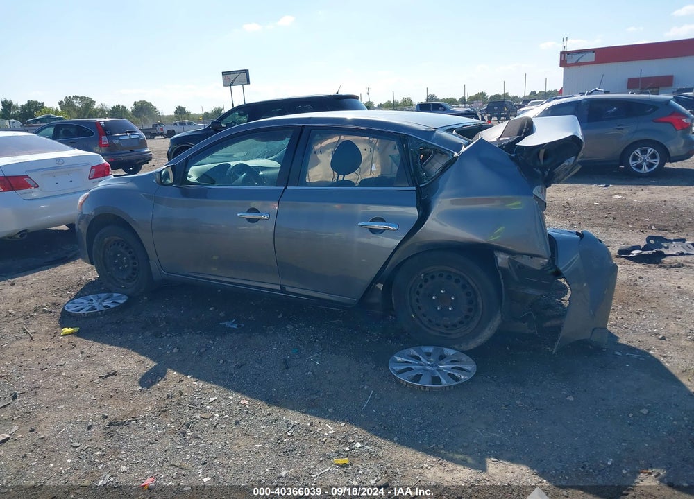2015 NISSAN SENTRA S VIN: 3N1AB7AP8FY377387