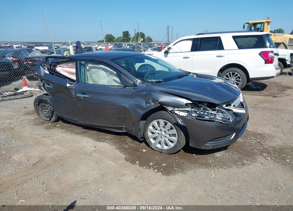 2015 NISSAN SENTRA S VIN: 3N1AB7AP8FY377387