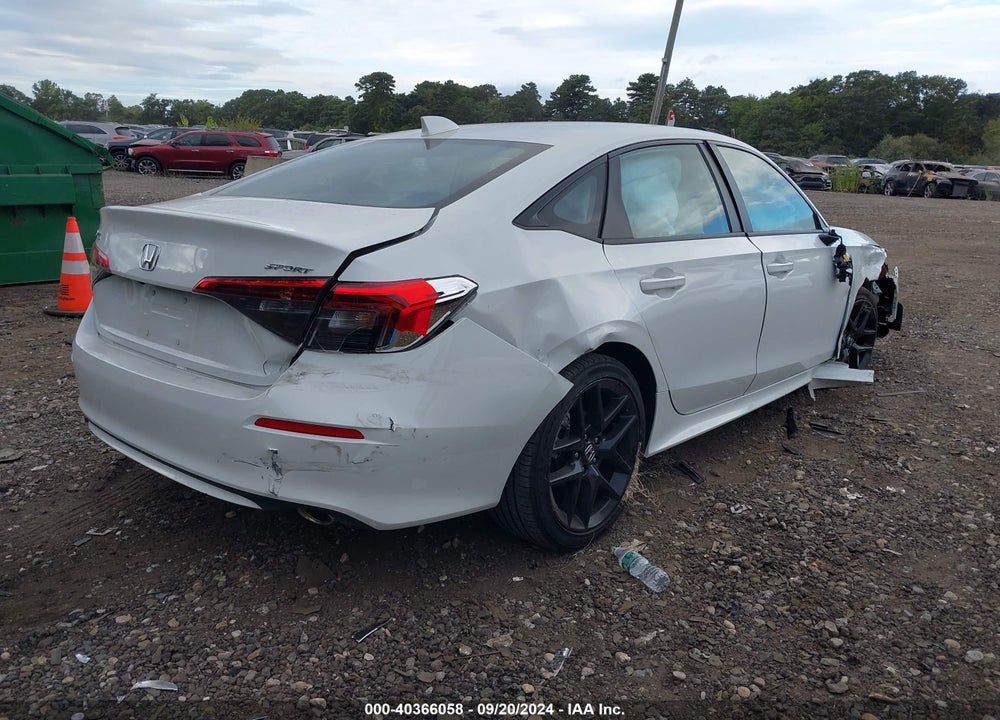 2022 HONDA CIVIC SPORT VIN: 2HGFE2F58NH595050