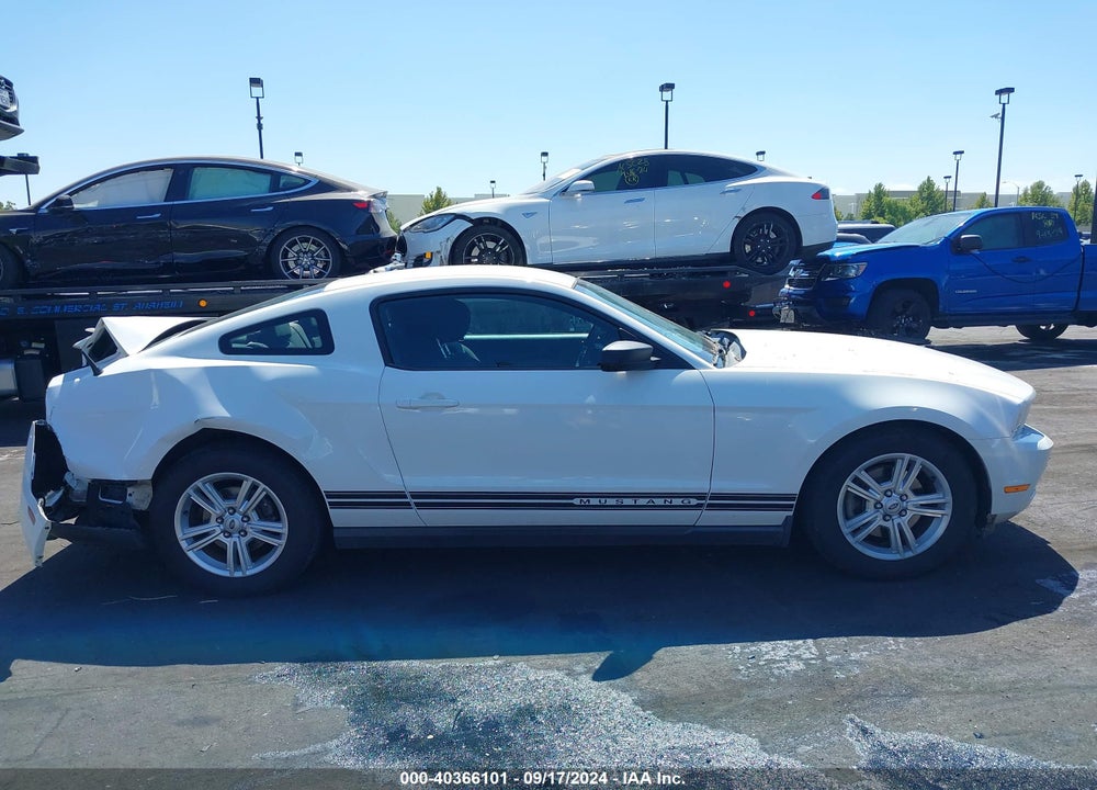 2012 FORD MUSTANG V6 VIN: 1ZVBP8AM4C5282071