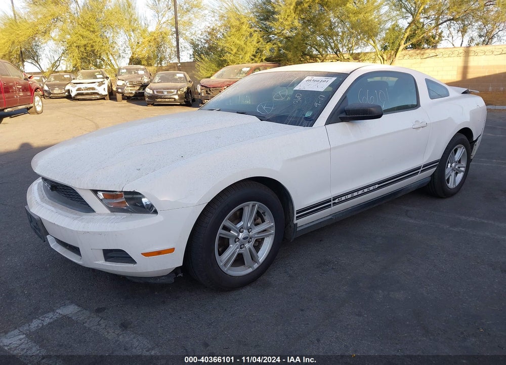 2012 FORD MUSTANG V6 VIN: 1ZVBP8AM4C5282071