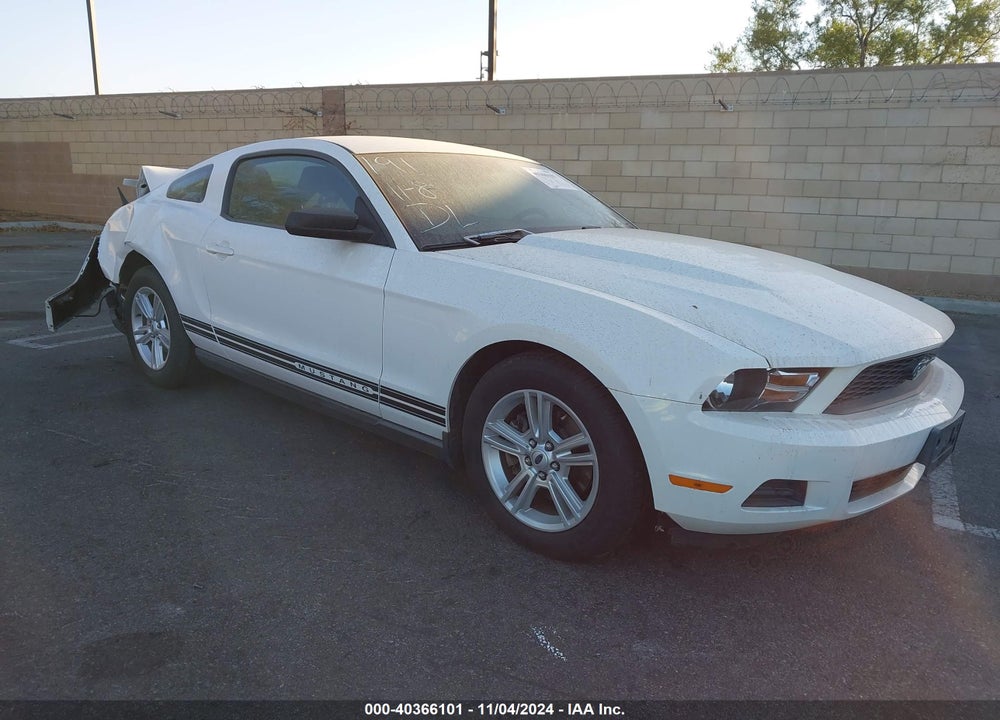 2012 FORD MUSTANG V6 VIN: 1ZVBP8AM4C5282071