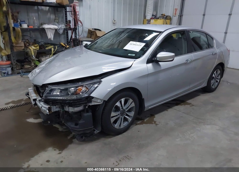 2013 HONDA ACCORD LX VIN: 1HGCR2F34DA007678
