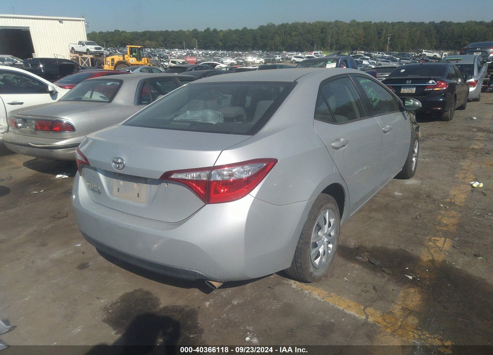 2016 TOYOTA COROLLA L VIN: 2T1BURHE5GC517909
