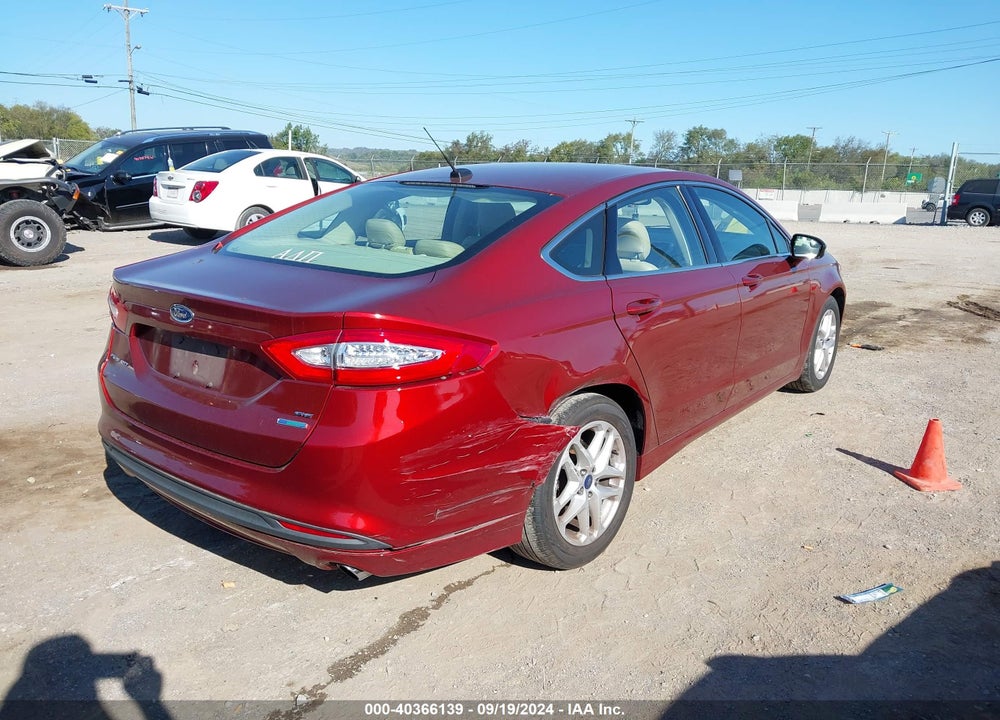 2014 FORD FUSION SE VIN: 3FA6P0HDXER342940