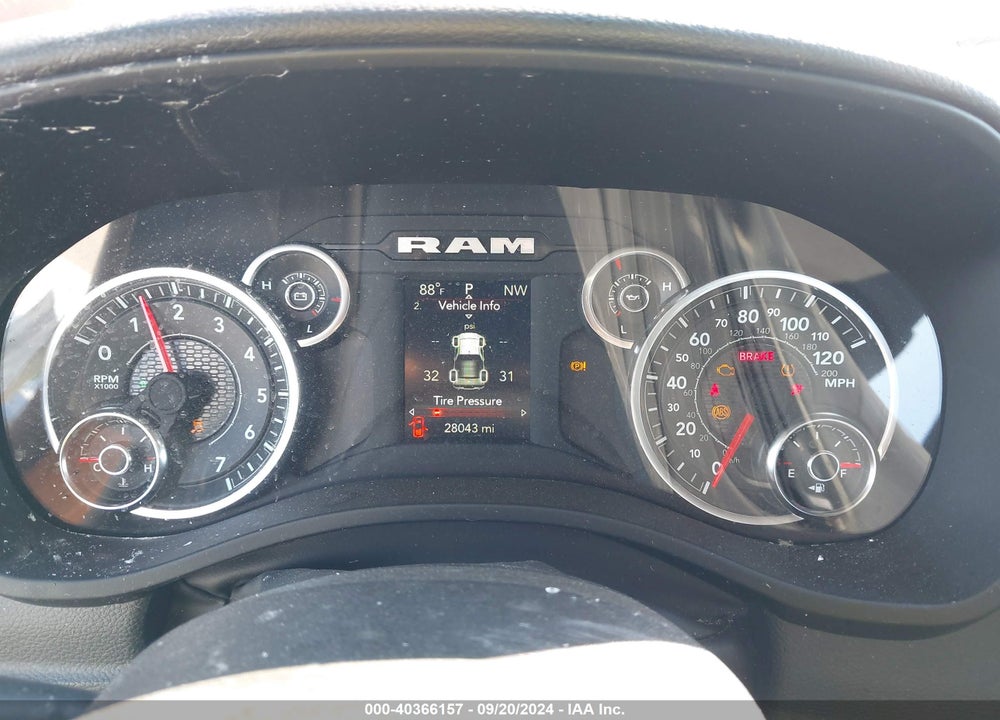 2024 LONE RAM 1500  STAR  4X2 5'7 BOX VIN: 1C6RREFT2RN111832