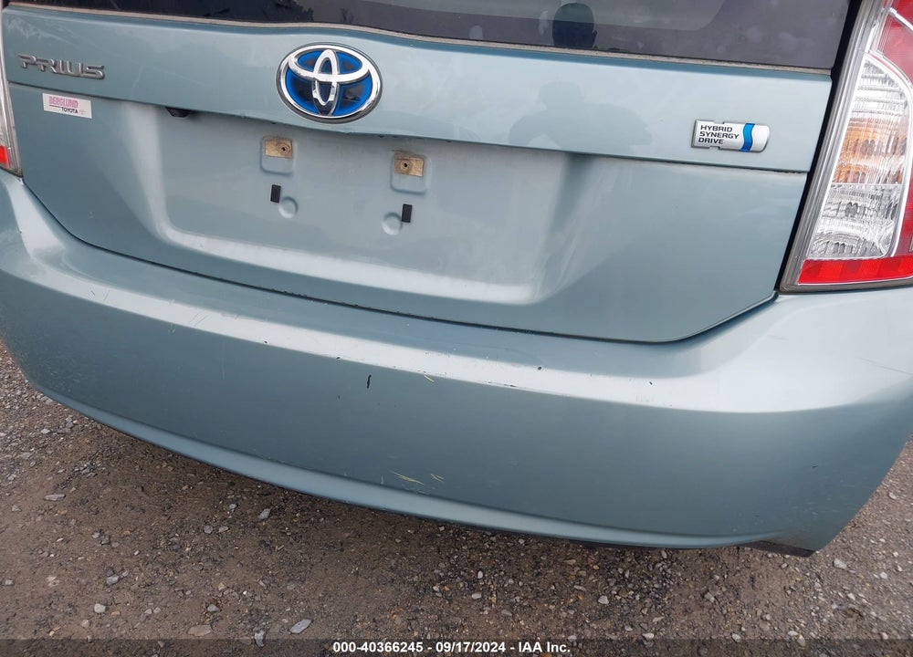 2013 TOYOTA PRIUS THREE VIN: JTDKN3DU2D1715628