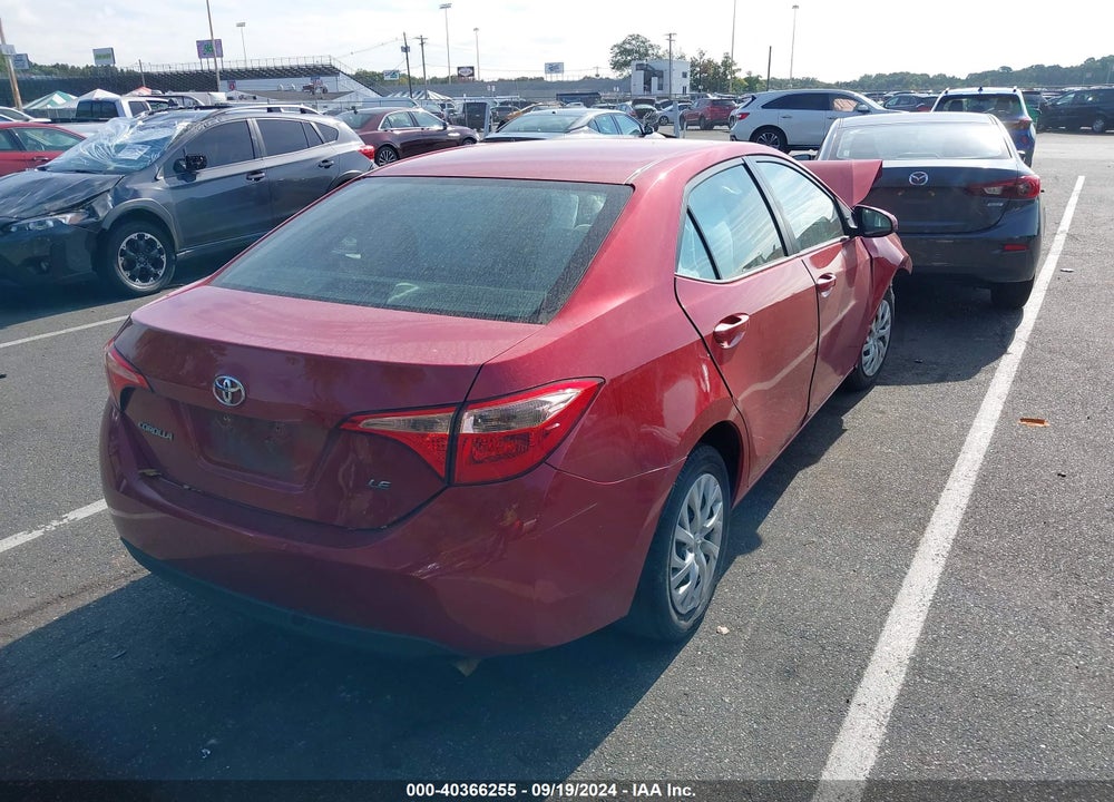 2017 TOYOTA COROLLA LE VIN: 5YFBURHE4HP709937