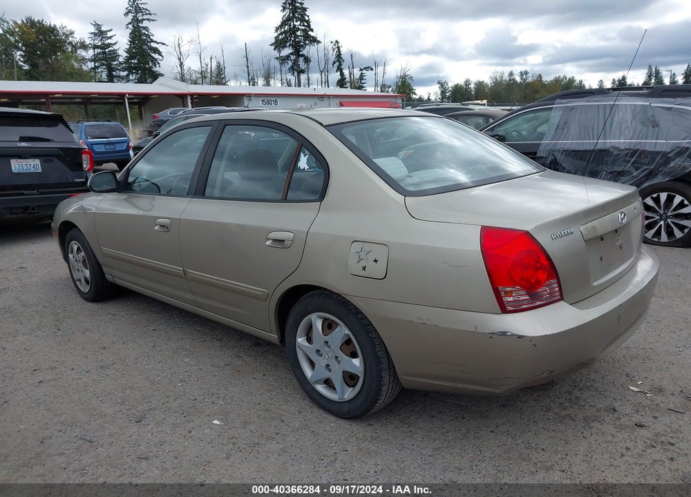 2005 HYUNDAI ELANTRA GLS/GT VIN: KMHDN46D25U169159