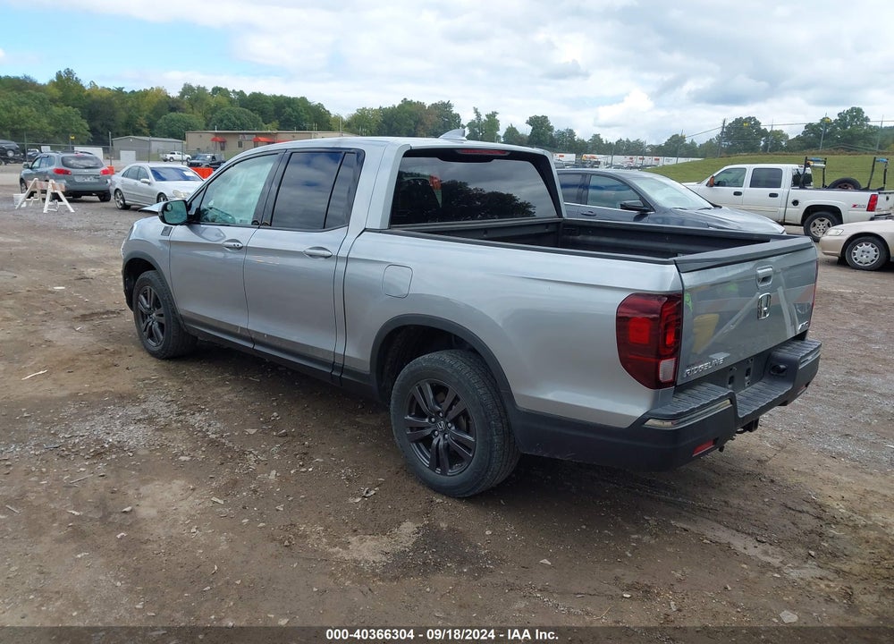 2020 HONDA RIDGELINE AWD SPORT VIN: 5FPYK3F13LB027513