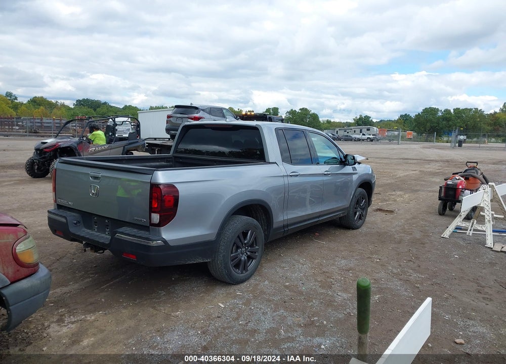 2020 HONDA RIDGELINE AWD SPORT VIN: 5FPYK3F13LB027513