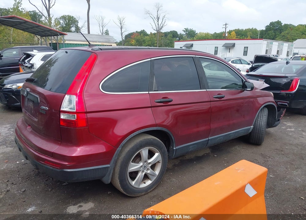 2010 HONDA CR-V LX VIN: 5J6RE4H33AL062128