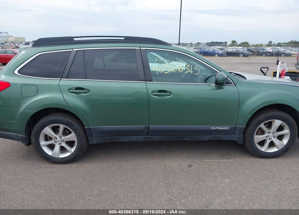 2014 SUBARU OUTBACK 2.5I LIMITED VIN: 4S4BRCKC9E3273799