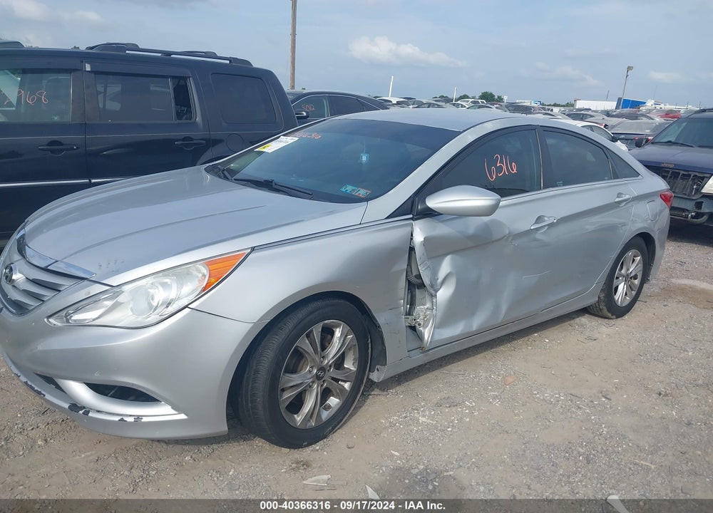 2014 HYUNDAI SONATA GLS VIN: 5NPEB4AC4EH858436