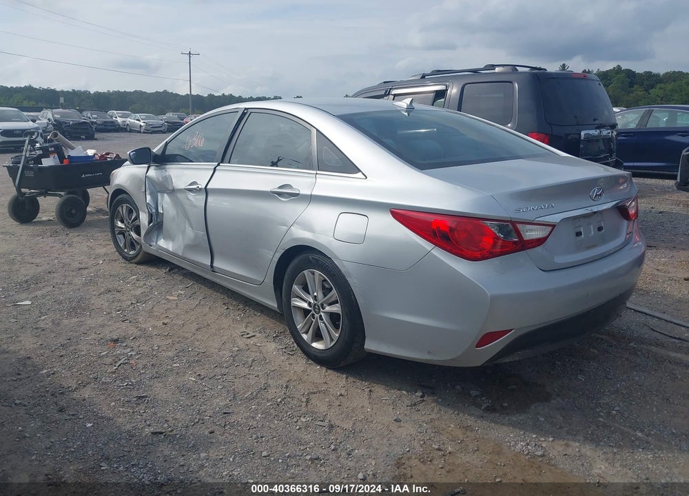2014 HYUNDAI SONATA GLS VIN: 5NPEB4AC4EH858436