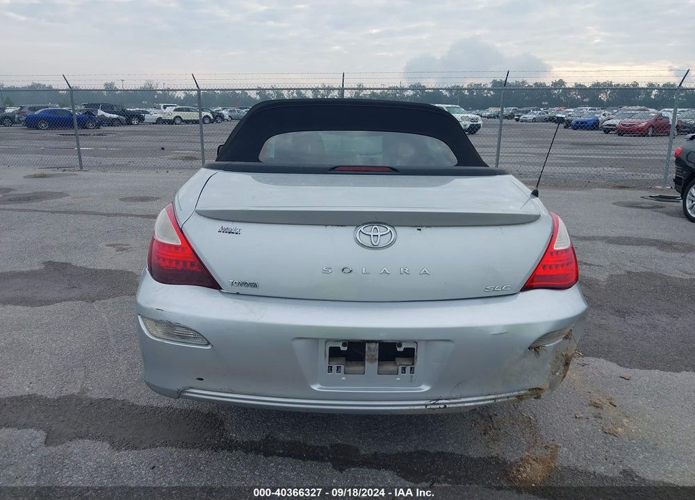 2007 TOYOTA CAMRY SOLARA SLE VIN: 4T1FA38P07U122205