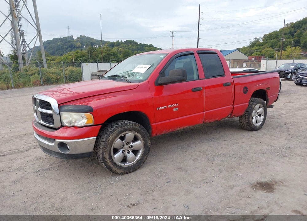 2005 DODGE RAM 1500 SLT/LARAMIE VIN: 1D7HU18D95S334825