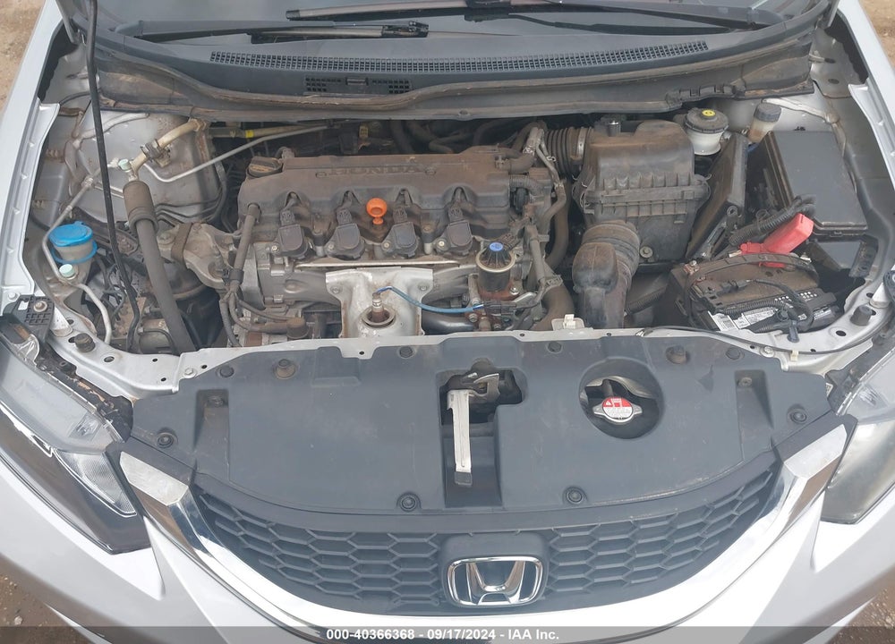 2014 HONDA CIVIC LX VIN: 19XFB2E53EE049633