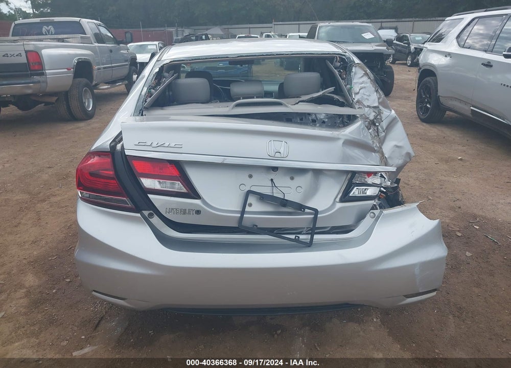 2014 HONDA CIVIC LX VIN: 19XFB2E53EE049633