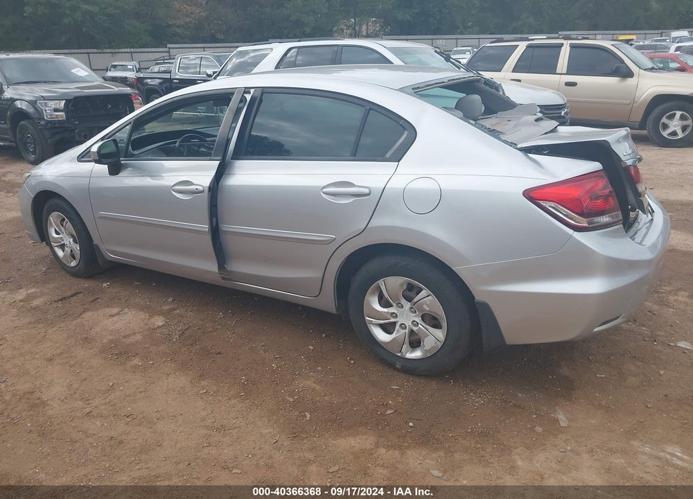 2014 HONDA CIVIC LX VIN: 19XFB2E53EE049633