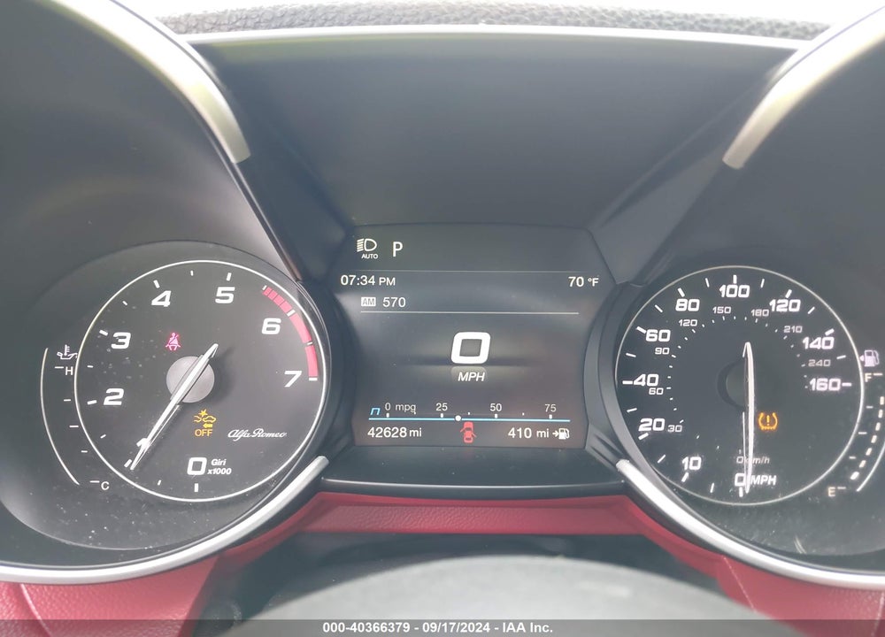 2020 ALFA ROMEO GIULIA TI SPORT AWD VIN: ZARFANBN7L7629396