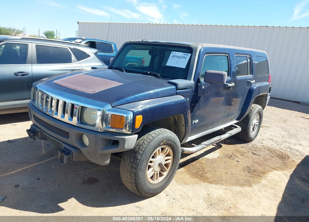 2007 HUMMER H3 SUV VIN: 5GTDN13E378187223