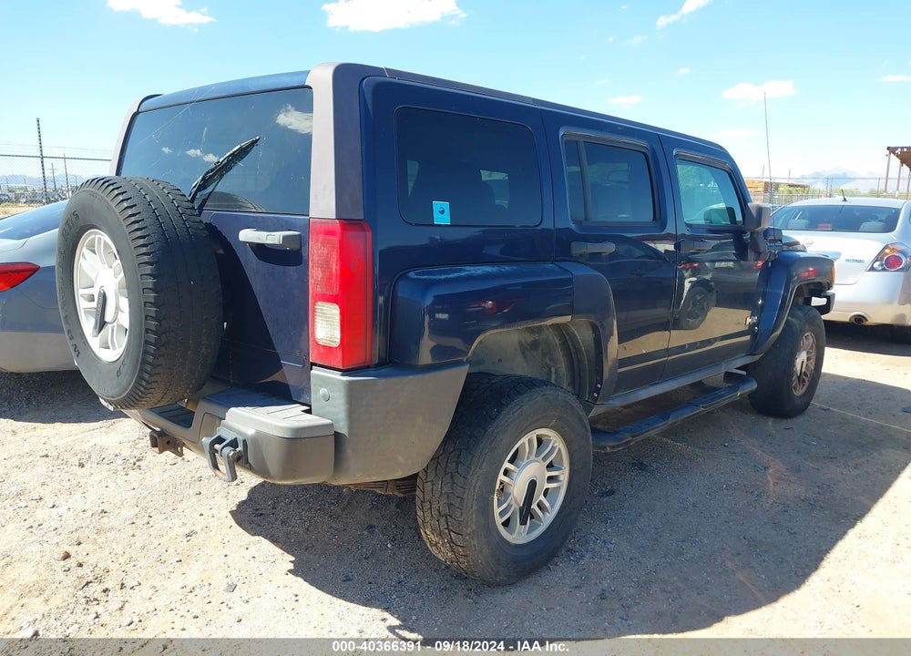 2007 HUMMER H3 SUV VIN: 5GTDN13E378187223
