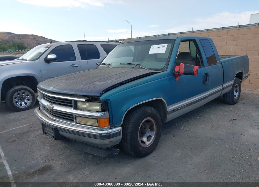 1997 CHEVROLET C1500 FLEETSIDE VIN: 2GCEC19R1V1136301