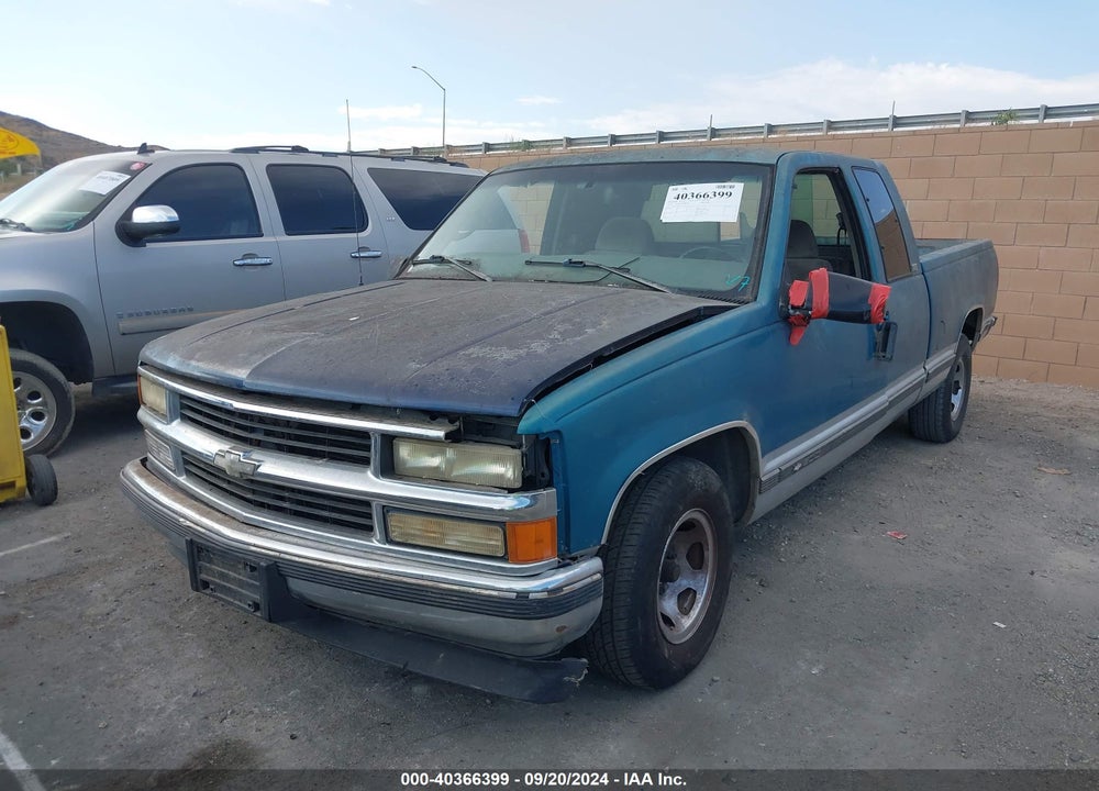1997 CHEVROLET C1500 FLEETSIDE VIN: 2GCEC19R1V1136301