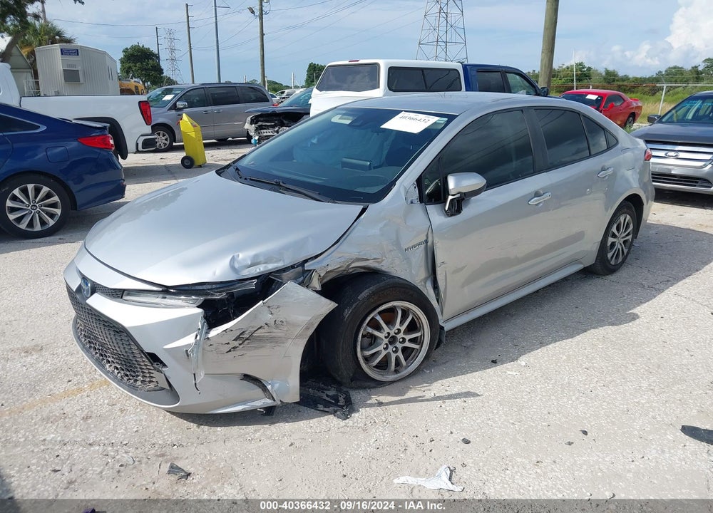 2021 TOYOTA COROLLA HYBRID LE VIN: JTDEAMDE8MJ006306