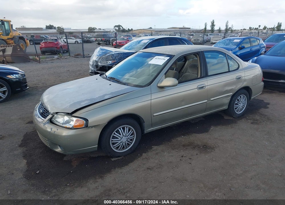 2001 NISSAN SENTRA GXE VIN: 3N1CB51D21L498988