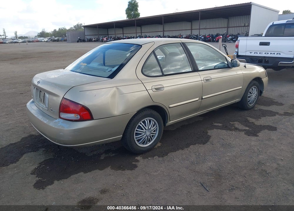 2001 NISSAN SENTRA GXE VIN: 3N1CB51D21L498988