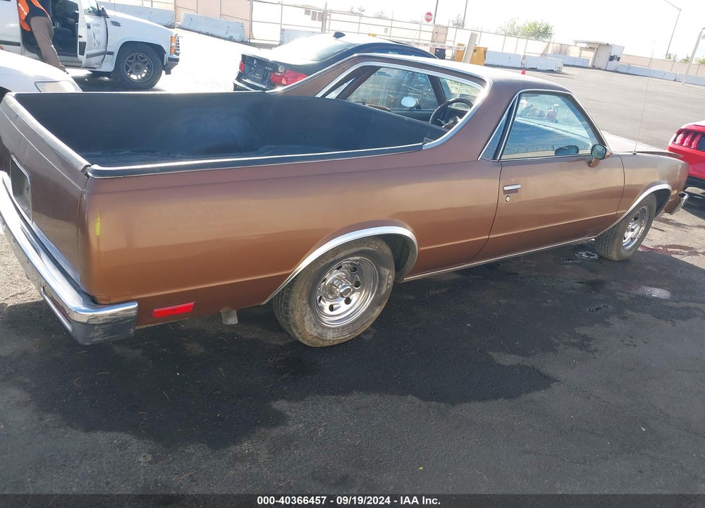 1983 CHEVROLET EL CAMINO VIN: 1GCCW80H4DR168516