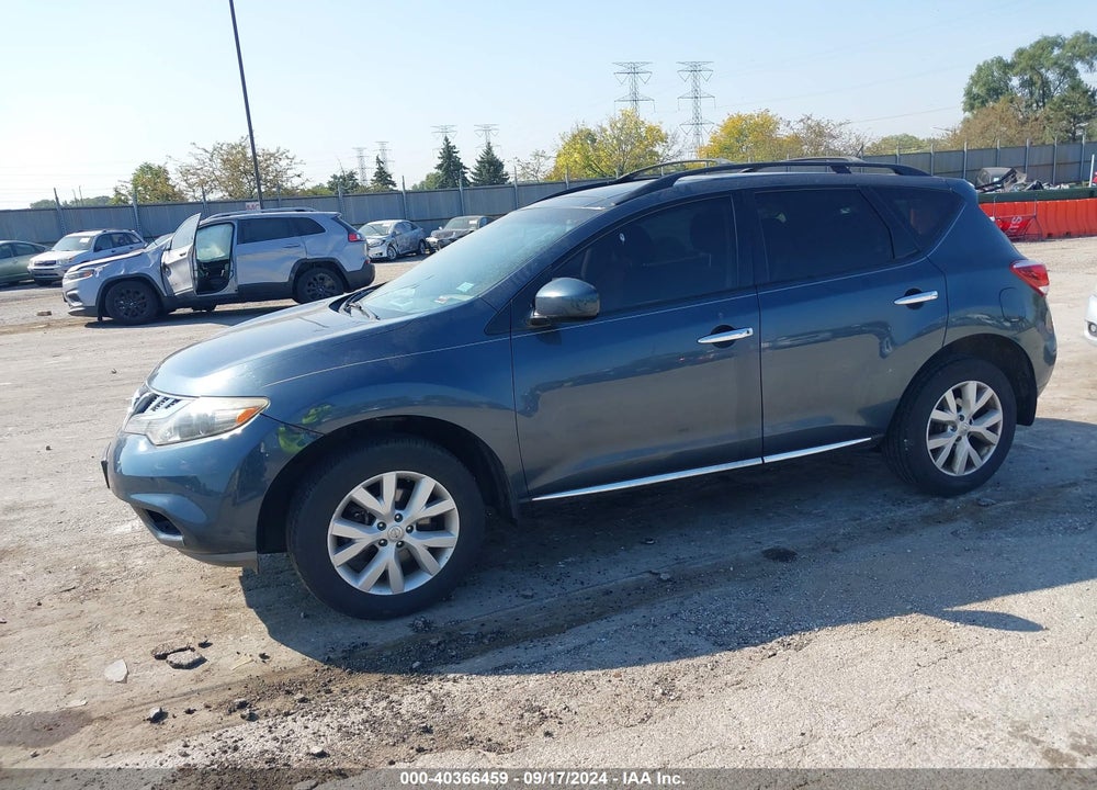 2011 NISSAN MURANO SV VIN: JN8AZ1MU9BW069223