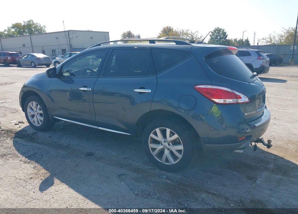 2011 NISSAN MURANO SV VIN: JN8AZ1MU9BW069223