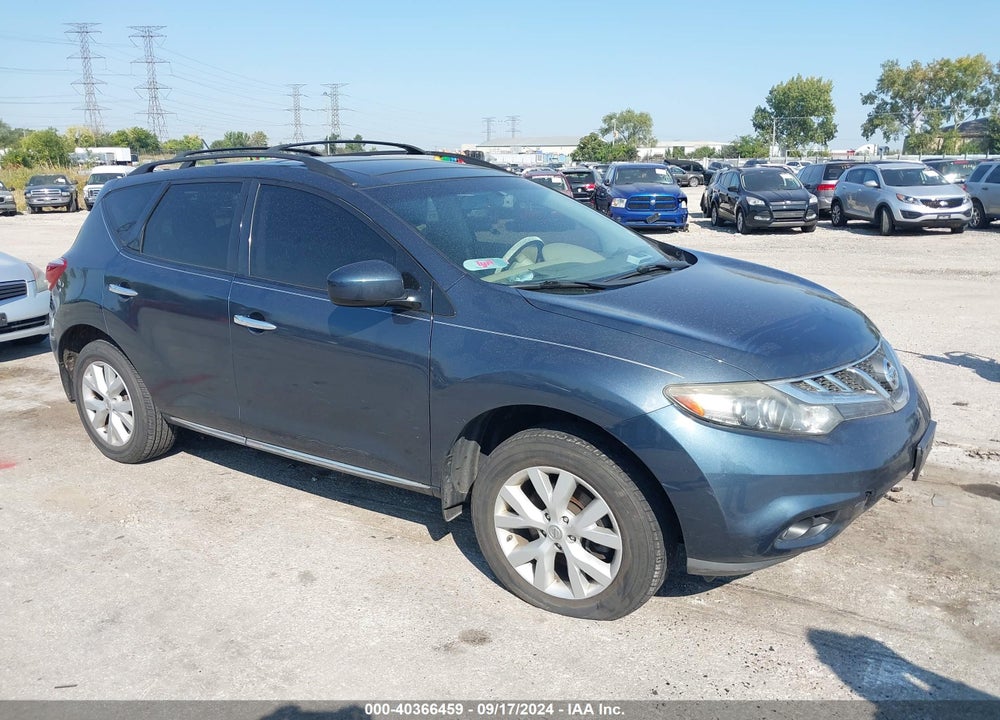 2011 NISSAN MURANO SV VIN: JN8AZ1MU9BW069223