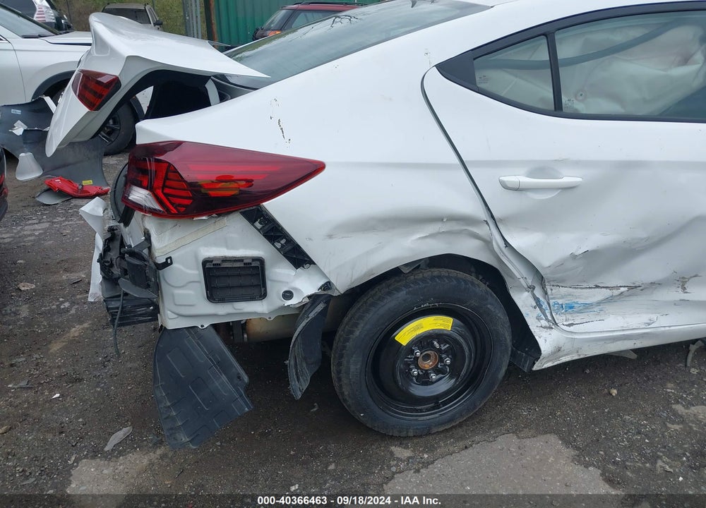 2019 HYUNDAI ELANTRA SEL VIN: 5NPD84LF2KH456945