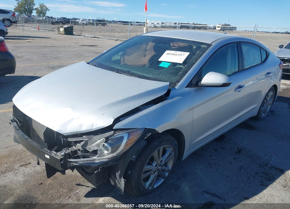2018 HYUNDAI ELANTRA SEL VIN: KMHD84LF6JU620827