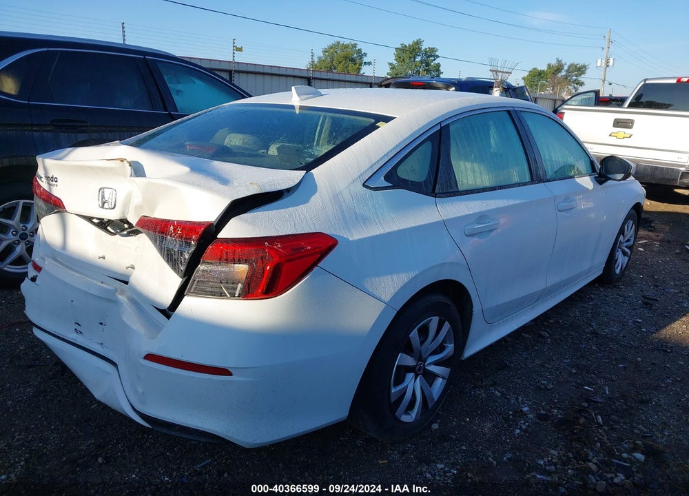2022 HONDA CIVIC LX VIN: 2HGFE2F20NH532756