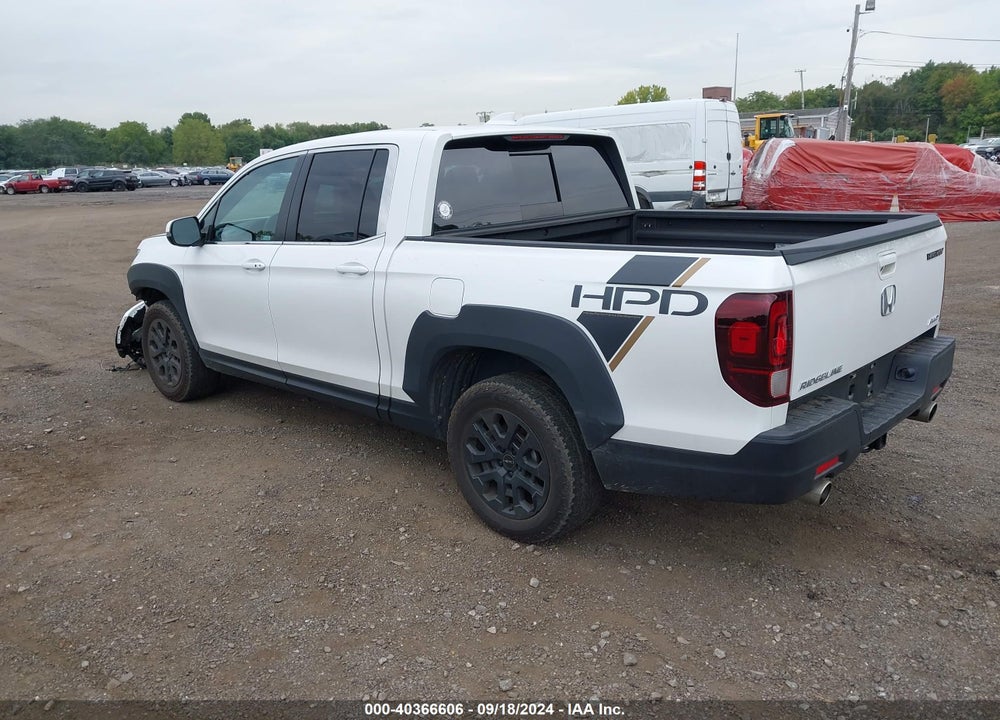 2023 HONDA RIDGELINE RTL VIN: 5FPYK3F50PB051552