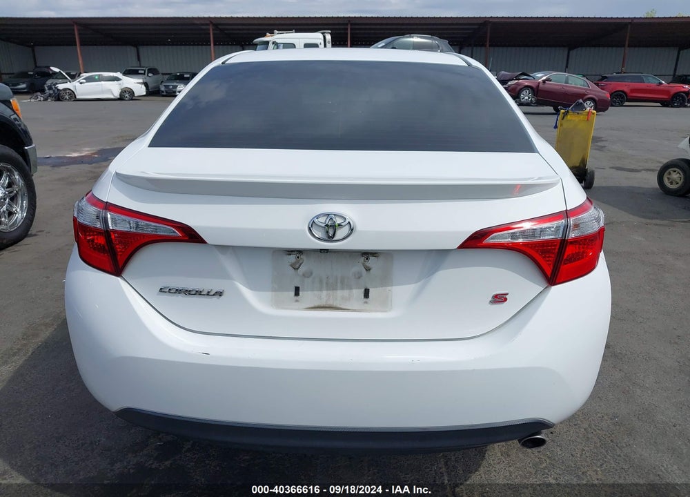 2016 TOYOTA COROLLA S PLUS VIN: 5YFBURHE8GP557630