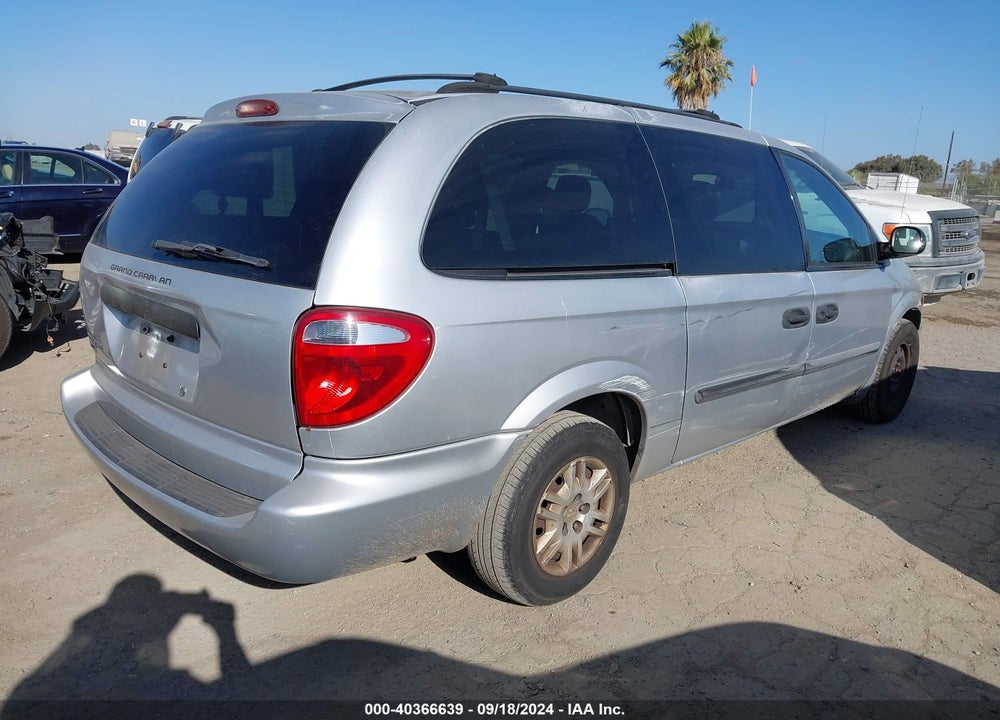 2007 DODGE GRAND CARAVAN SE VIN: 1D4GP24E07B172414