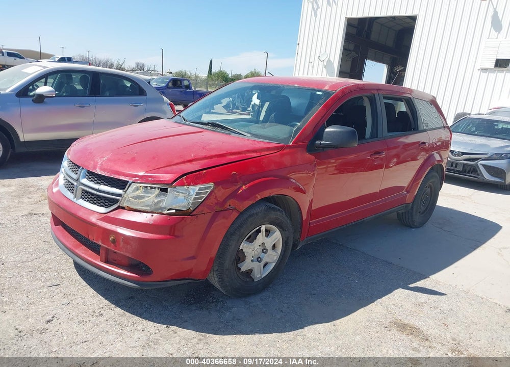 2012 DODGE JOURNEY SE/AVP VIN: 3C4PDCAB6CT306910